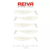 Reiva Flat Minnow Shad Pearl White 5cm 1,3gr Plastikowa Przynęta 5szt.