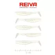 Reiva Flat Minnow Shad Pearl White 5cm 1,3gr Plastikowa Przynęta 5szt.