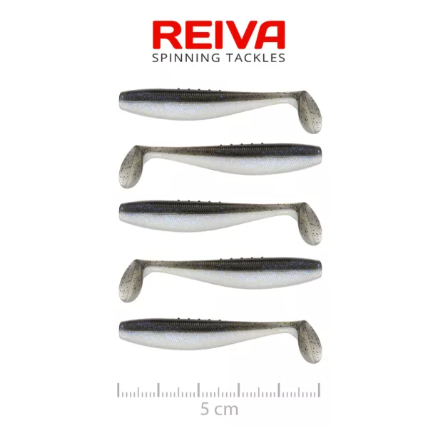 Reiva Flat Minnow Shad Magic Fish 5cm 1,3gr Przynęta plastikowa 5 szt.