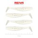Reiva Flat Minnow Shad 10cm Pearl Dot Przynęta Plastikowa 4szt