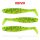 Reiva Flat Minnow shad 12.5cm 3pcs/pack (Green Glitter) Plastic lure
