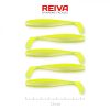 Reiva Flat Minnow shad 7.5cm 5pcs/pack (Yellow-Silver) Plastic lure