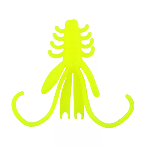 Reiva NYMPH 6cm 12pcs/pack Fluo Green Plastic lure