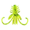 Reiva NYMPH 6cm 12pcs/pack Fluo Green Glitter Plastic lure