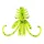 Reiva NYMPH 6cm 12pcs/pack Fluo Green Glitter Plastic lure