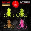 Reiva NYMPH 6cm 12pcs/pack Pink Glitter Plastic lure
