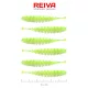 Reiva Tiny Worm Flash Chartreuse 6cm Przynęta Plastikowa 6szt