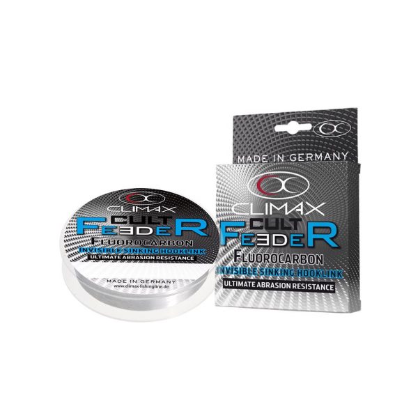 Climax Cult Feeder Fluorocarbon Invisibile Hooklink 25m 0,20mm Fluorocarbon Żyłka Przyponowa