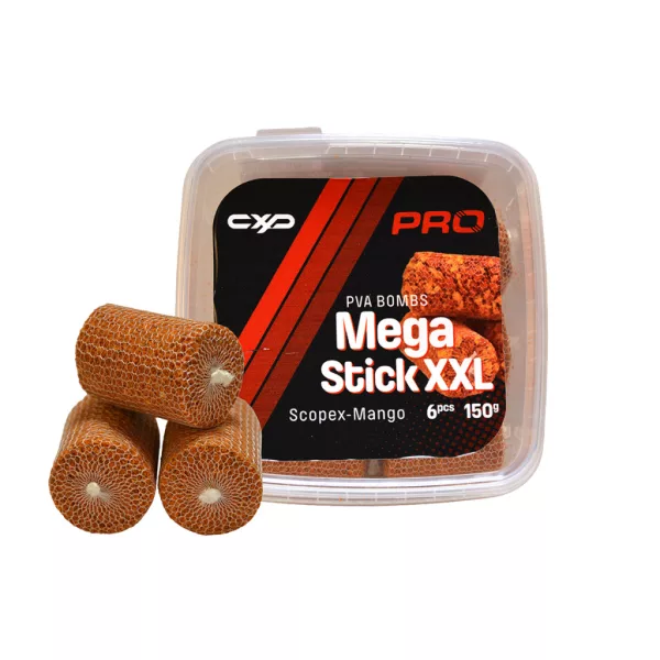 Carp Expert Pro Mega Bombs PVA Sticks Scopex-Mango PVA Kiełbasa 6szt