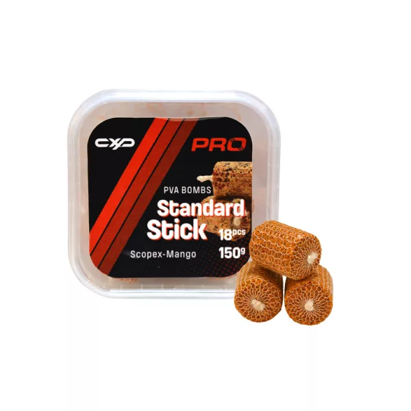 Carp Expert Pro Standard Bombs PVA Sticks Scopex-Mango Kiełbasa PVA 18szt.