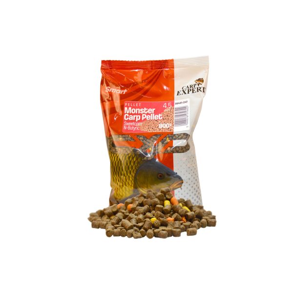Carp Expert Smart Monster Carp Pellet Słodka Kukurydza - Kwas Masłowy 4,5mm Pellet Zanętowy 800gr