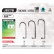 Decoy Pro Pack Jig72 Upper Fine Wire #1 Barbed Single Jig Hook 50pcs