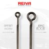 Reiva Offset Worm Big Eye 1 Haczyk Offsetowy 5szt