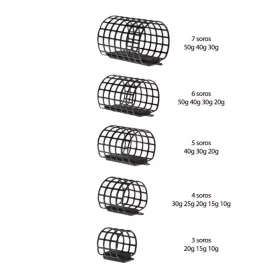   Serie Walter SW TUNEL FEEDER Koszyk boczny 4 rzędy 10gr - Koszyk tunelowy