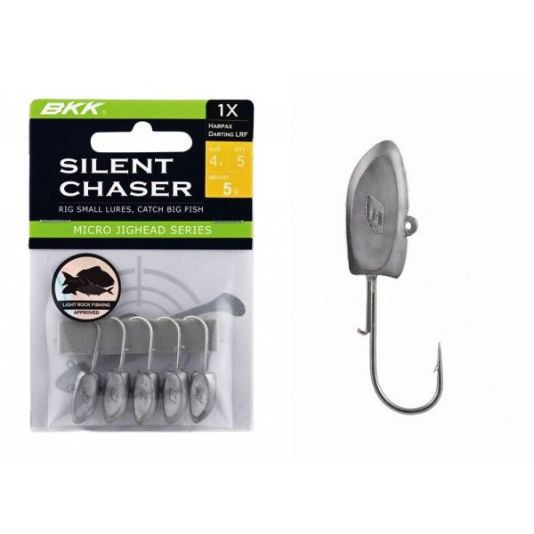 BKK Silent Chaser Microjig - Harpax Darting LRF 6#, 1.8g, 5db/csomag Główka jigowa