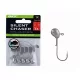 BKK Silent Chaser Microjig - Punch LRF 4#, 3g, 5db/csomag Główka jigowa