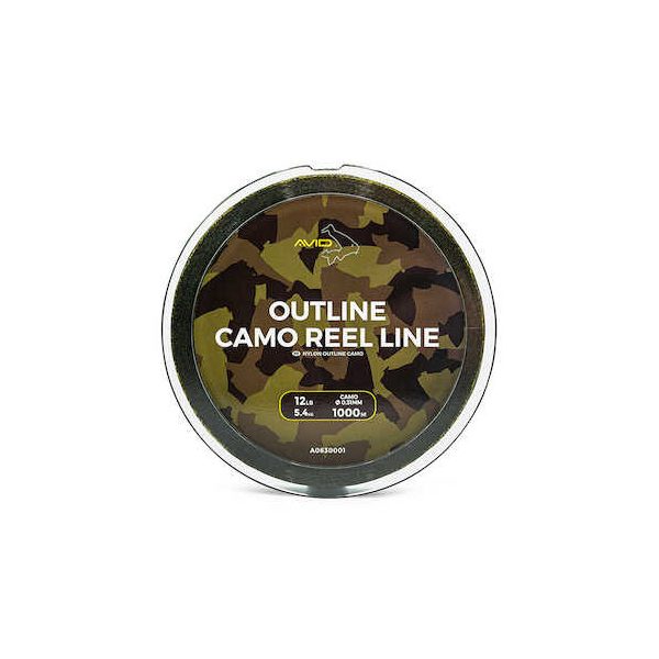 Avid Outline Camo Orsó Zsinór 12Lb 1000M Monofil Főzsinór