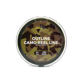   Avid Outline Camo Orsó Zsinór 15Lb 1000M Monofil Főzsinór