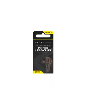 Avid Outline Flecktone Pinned Lead Clips 10 szt.