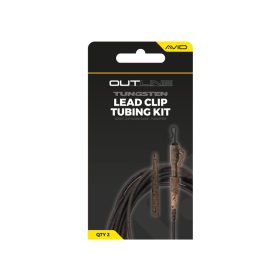 Avid Outline Lead Clip Tungsten Tubing Kit 2szt