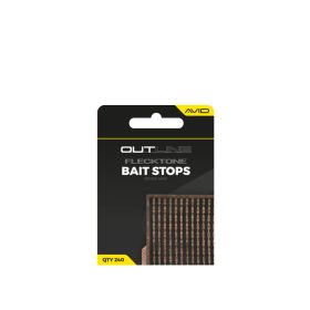   Avid Outline Flecktone Bait Stops Stoper do przynęt 240 szt.