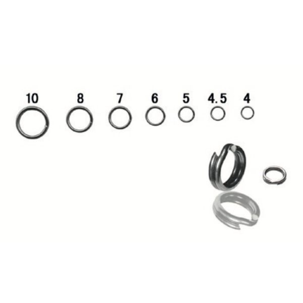 Sakura Split Ring 12 Kg - # 6 X 10 rögzítő karika