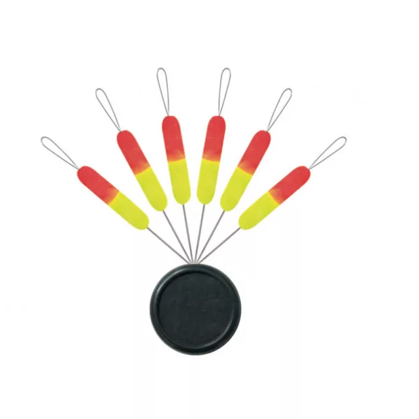SERT - XT- BLISTER FLOAT STICK N°1 X 6 (FLUO ORANGE/YEL.) - Stoper