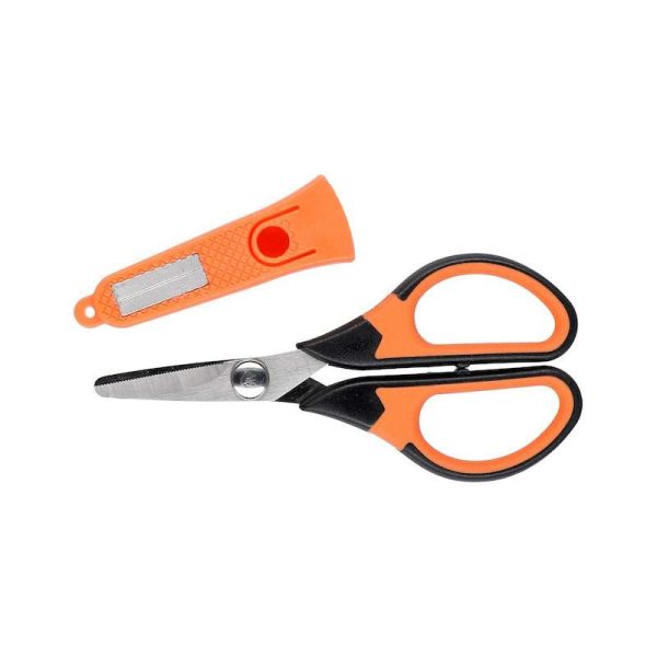 Mikado Nożyczki do cięcia żyłki z ostrzałką do haczyków