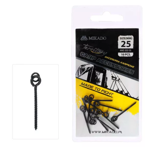 Mikado Z pierścieniem 13mm Śruba do przynęt 10 szt.