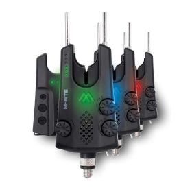  Mivardi M-Bite 3+1-częściowy Zestaw elektrycznych sygnalizatorów brań