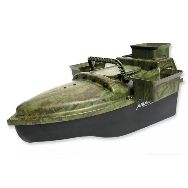 Anatec Mono 3B Łódka zanętowa w Kamuflażu Dębowym Oak, Bateria Litowa 16Ah, Silnik Bezszczotkowy, Pilot DE-SR07