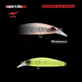   Apia Dover 46 Slow Sinking 46mm 2,3gr 04 Clear Chart Glitter Wobbler