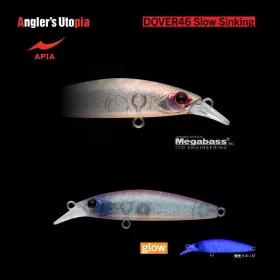   Apia Dover 46 Lassan Süllyedő 46mm 2,3gr 09 Night pale Wobbler