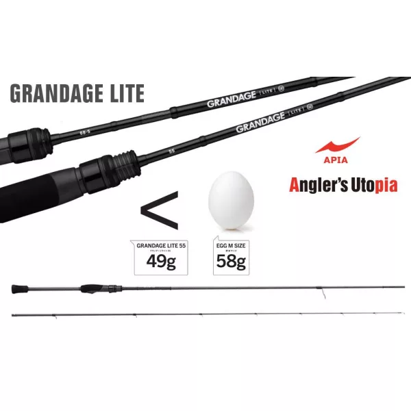 Apia Grandage Lite 75 2,26m 3-10gr 2-częściowa Wędka Spinningowa