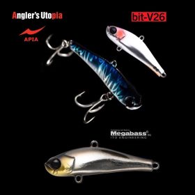 Apia Bit-V26 55mm 26gr 19 Black Silver Wobbler