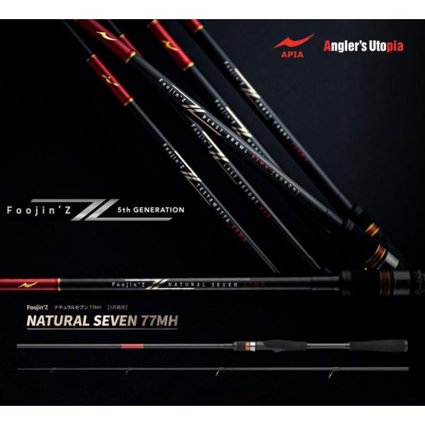 Apia Foojin Z Natural Seven 77MH 2,31m 10-45gr 2 Részes Pergető Bot
