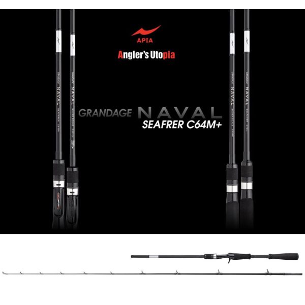 Apia Grandage Naval Seafarer C64M+ Cast 1,93m 10-42gr 2 Részes Pergető Bot