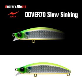   Apia Dover 70 Slow Sinking 70mm 10gr 10 LGH Chart Back Wobbler