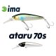 Ima Ataru 70S 7cm 11gr 012 Black Head Holo Wobler