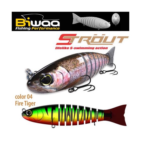 Biwaa Strout 14cm 29gr 04 Fire Tiger Wobler 1szt.