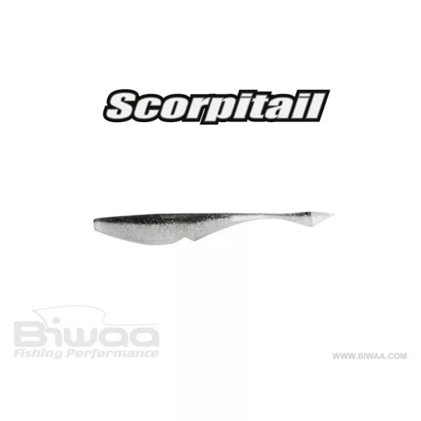 Biwaa Scorpitail 13cm 101 Silver Minnow Gumihal 6db