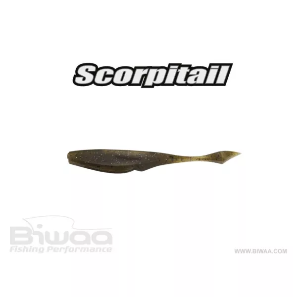 Biwaa Scorpitail 13cm 002 Green Pumpkin Guma 6szt.