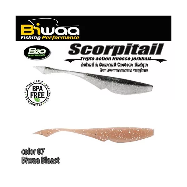 Biwaa Scorpitail 13cm 07 Biwaa Blaast Guma 6szt.