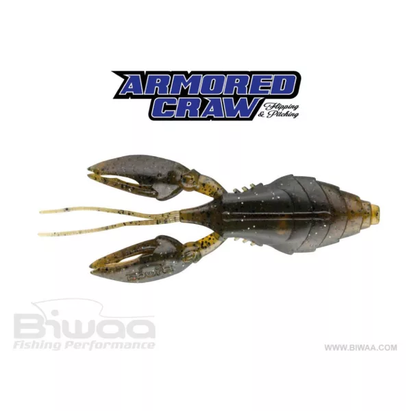 Biwaa Armored Craw 10cm 02 Green Pumpkin Gumowa Przynęta 6 szt.