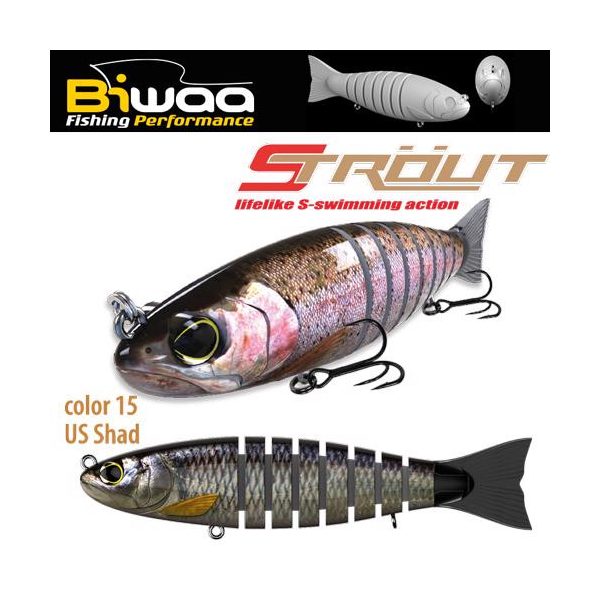 Biwaa Strout 14cm 29gr 15 US Shad Wobler 1szt.