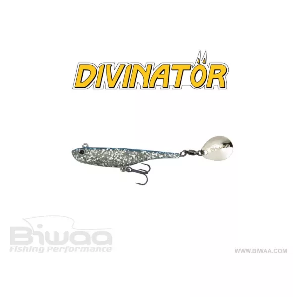 Biwaa Divinator Mini 9,5cm 9gr 01 Blue Chrome Spinnertail 1szt