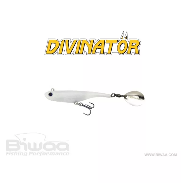 Biwaa Divinator Mini 9,5cm 9gr 02 Pearl White Spinnertail 1szt.