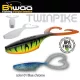 Biwaa Twinpike 15cm 24gr 01 BlueChrome Gumowa Ryba 3szt