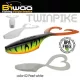 Biwaa Twinpike 15cm 24gr 02 Pearl White Guma 3szt