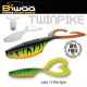 Biwaa Twinpike 15cm 24gr 12 Fire Tiger Guma 3szt